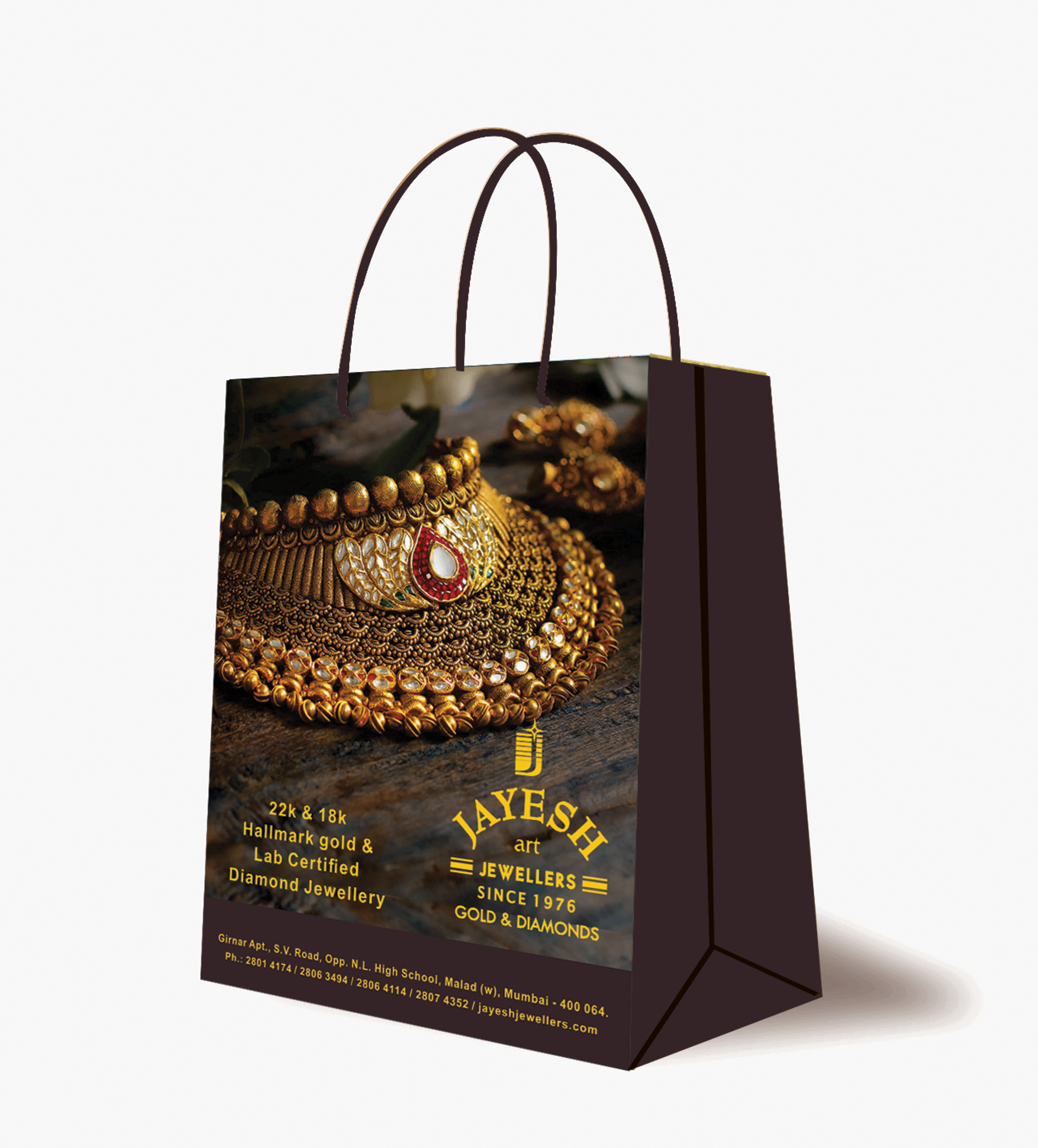 Non Tearable Paper Bags For Jewellery