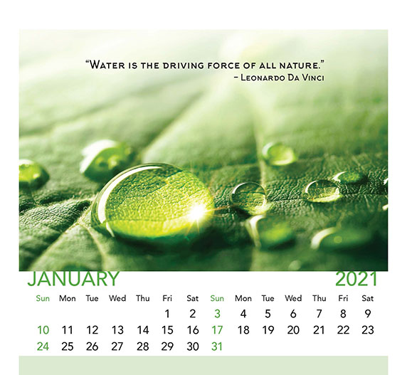 Desk Calendars 2021