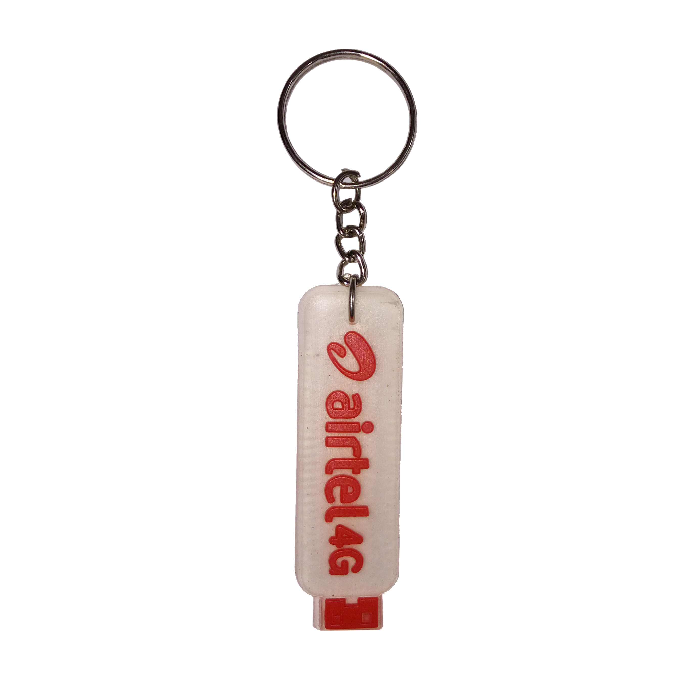 Corporate Rubber Keychain